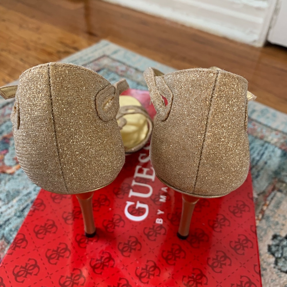 Guess Gold Heels - Picture 3 of 8
